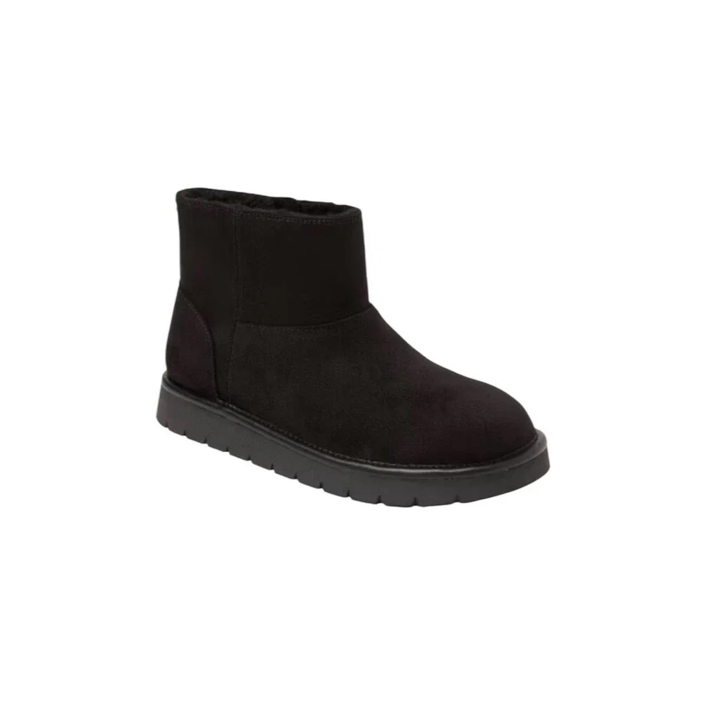 NWT Universal Thread “May” Black Faux Suede Ankle Boots Women’s 7 Memory Foam